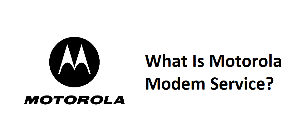Wat is Motorola Modem Service?