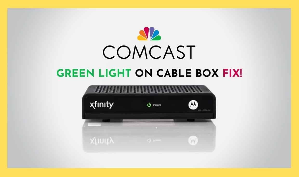 4 stappen om groen licht knipperend op Comcast-kabeldoos op te lossen