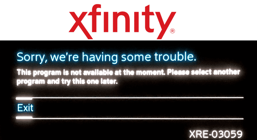 Erro Xfinity XRE-03059: 6 xeitos de corrixir