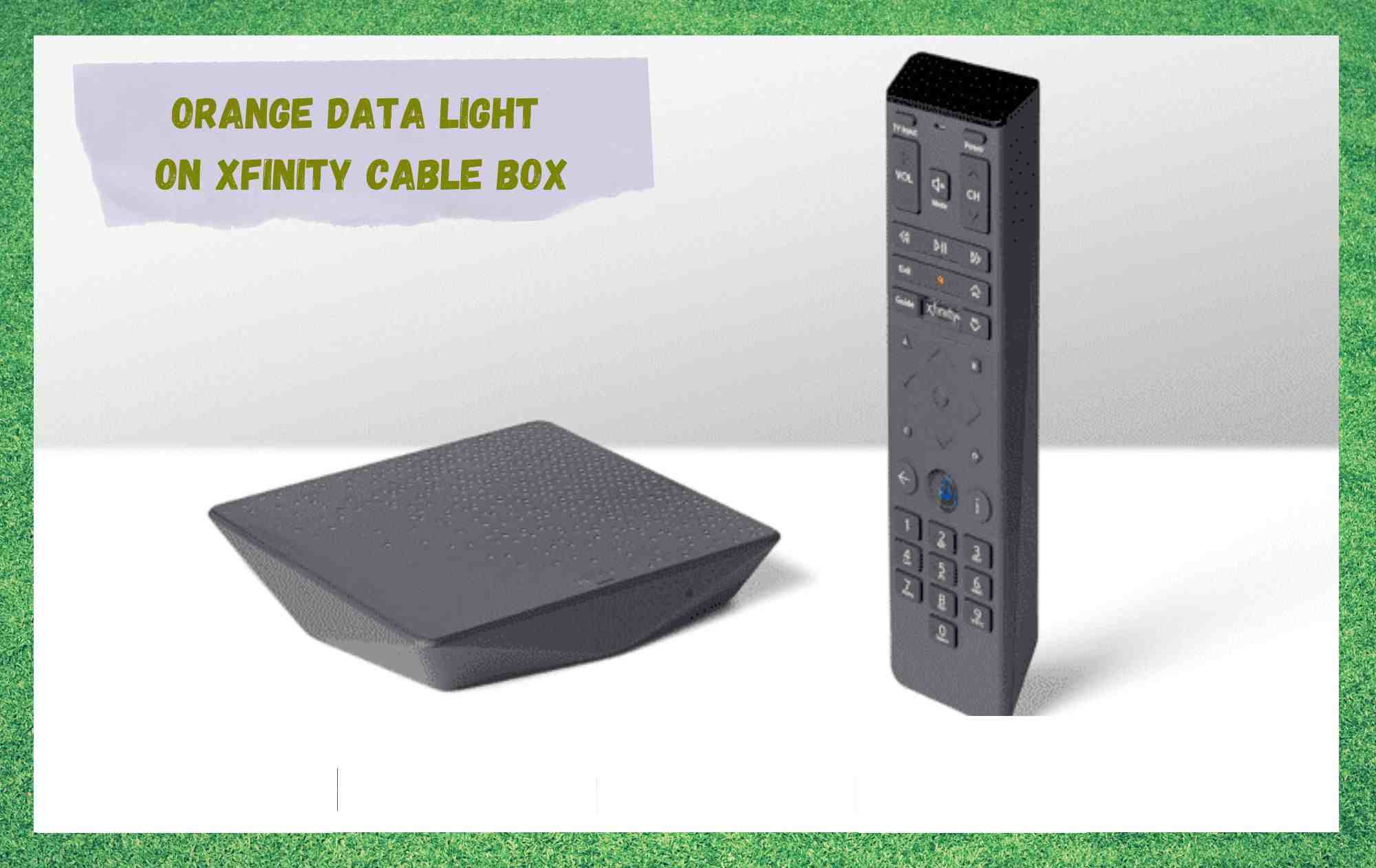 Xfinity有线电视盒上的橙色数据灯：4种修复方法