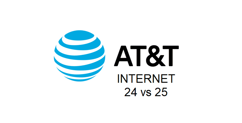 AT&amp;T Internet 24 vs 25: cal é a diferenza?