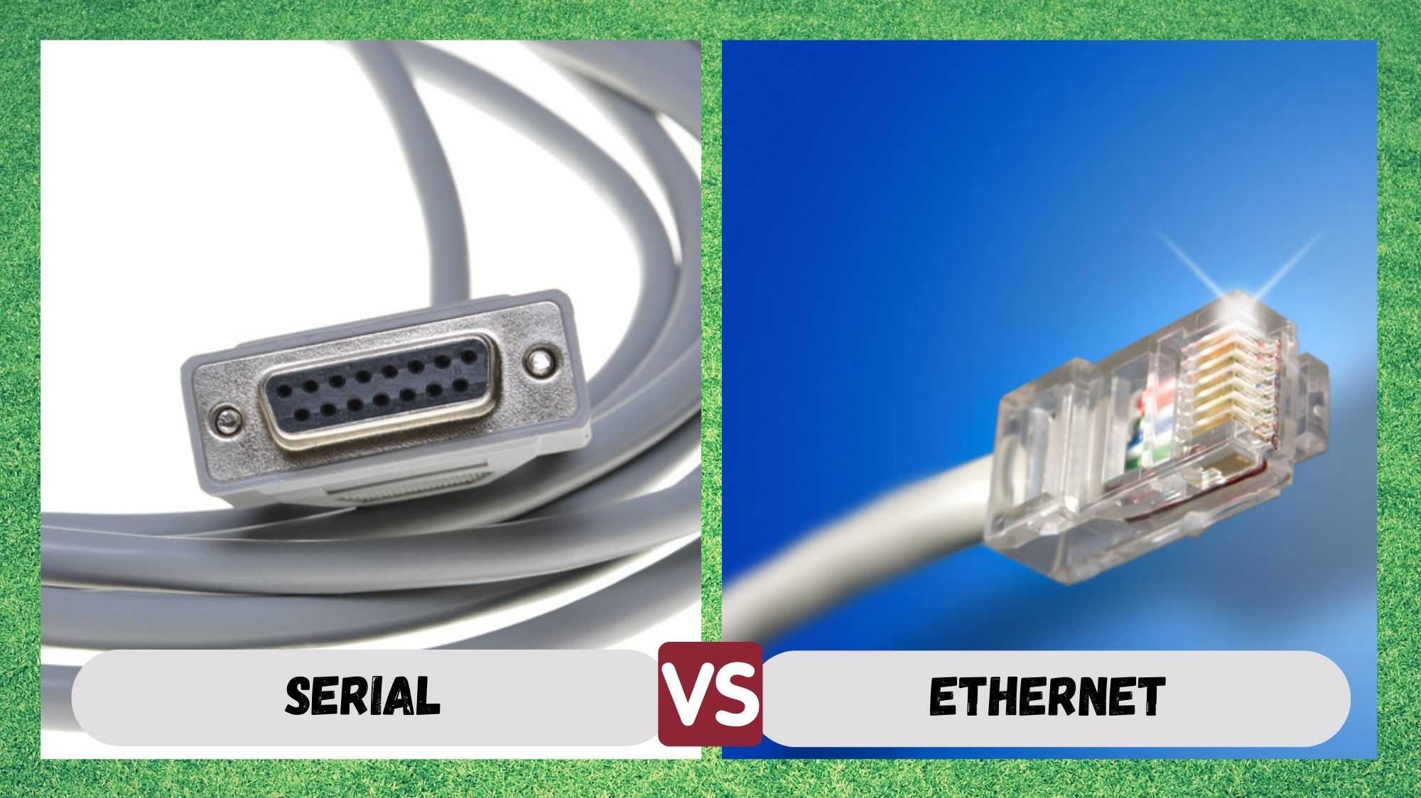 Sarja- ja Ethernet-yhteys: mikä on ero?