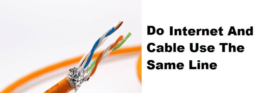 Internet e o cable usan a mesma liña?