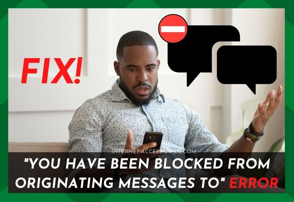 Du er blevet blokeret fra at sende beskeder til (alle numre eller et bestemt nummer) Løsning!