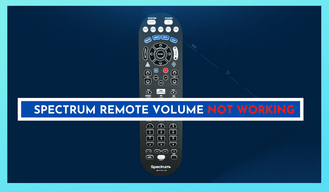 Spectrum Remote Volume wurket net: 7 fixes