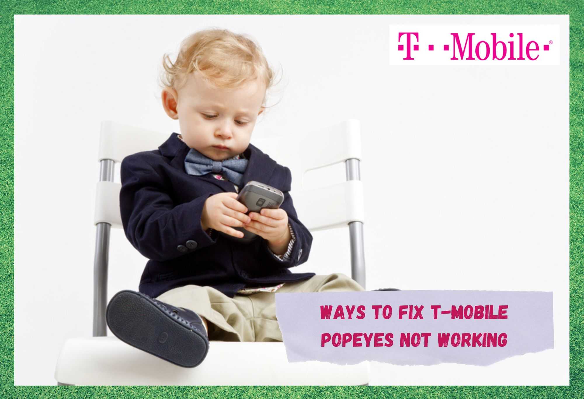 5 xeitos de arranxar T-Mobile Popeyes que non funcionan