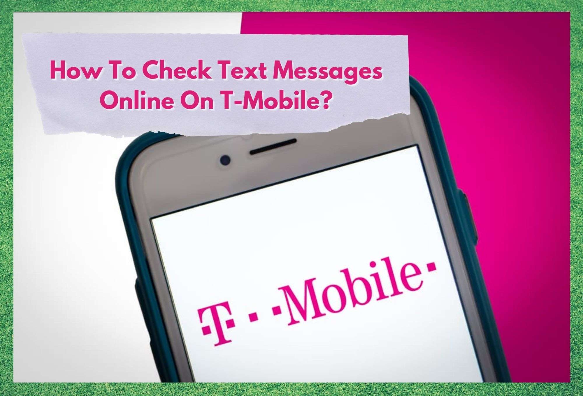 Hoe sms'jes online controleren op T-Mobile?
