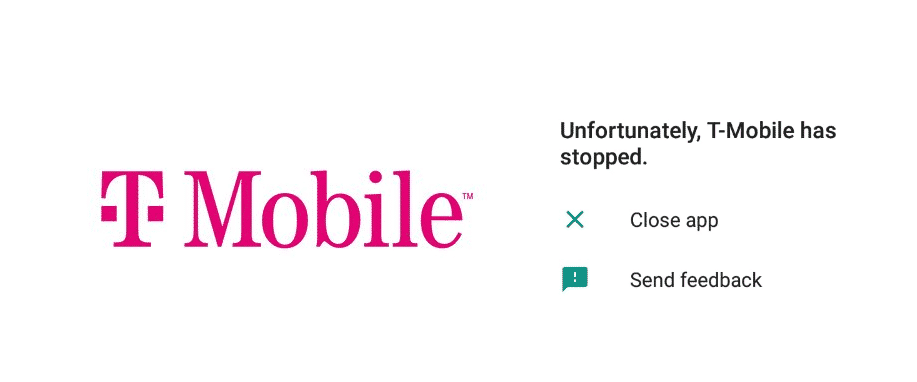Ցավոք, T-Mobile-ը կանգ է առել. ուղղելու 6 եղանակ