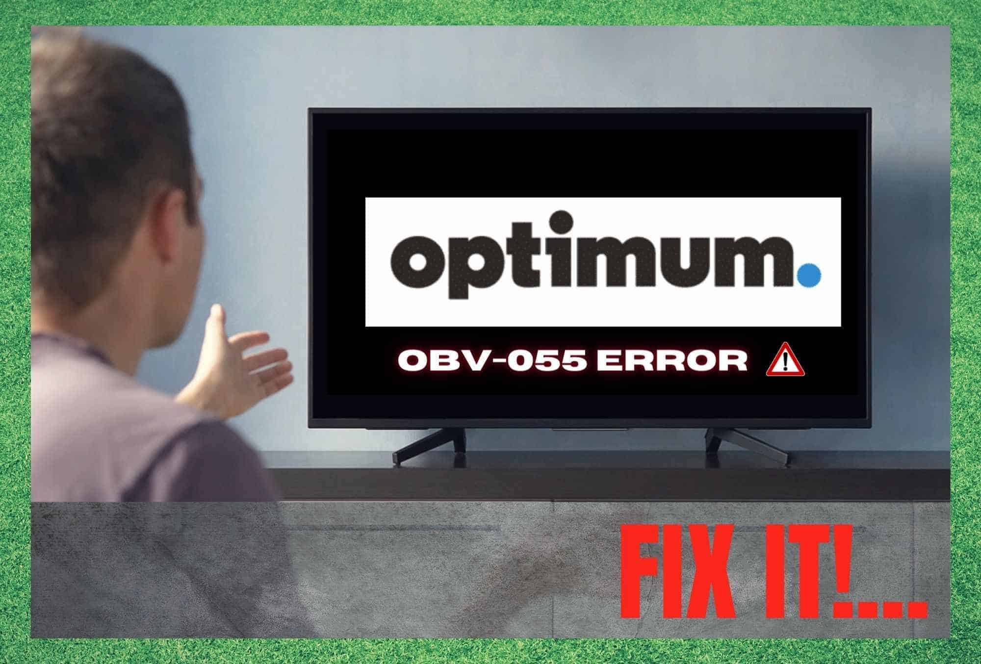4 начини да се поправи оптималната грешка OBV-055