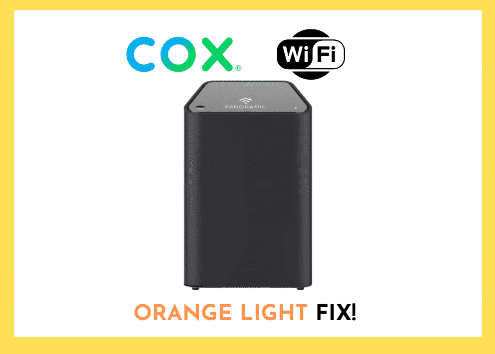 4 razóns polas que Cox Panoramic WiFi parpadea a luz laranxa