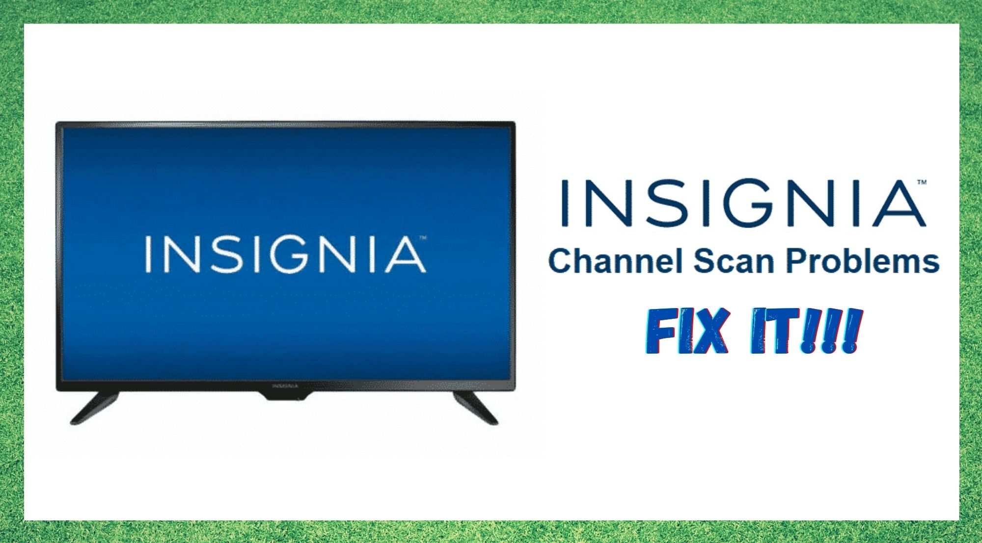 Insignia TV च्यानल स्क्यान समस्याहरू समाधान गर्ने 3 तरिकाहरू
