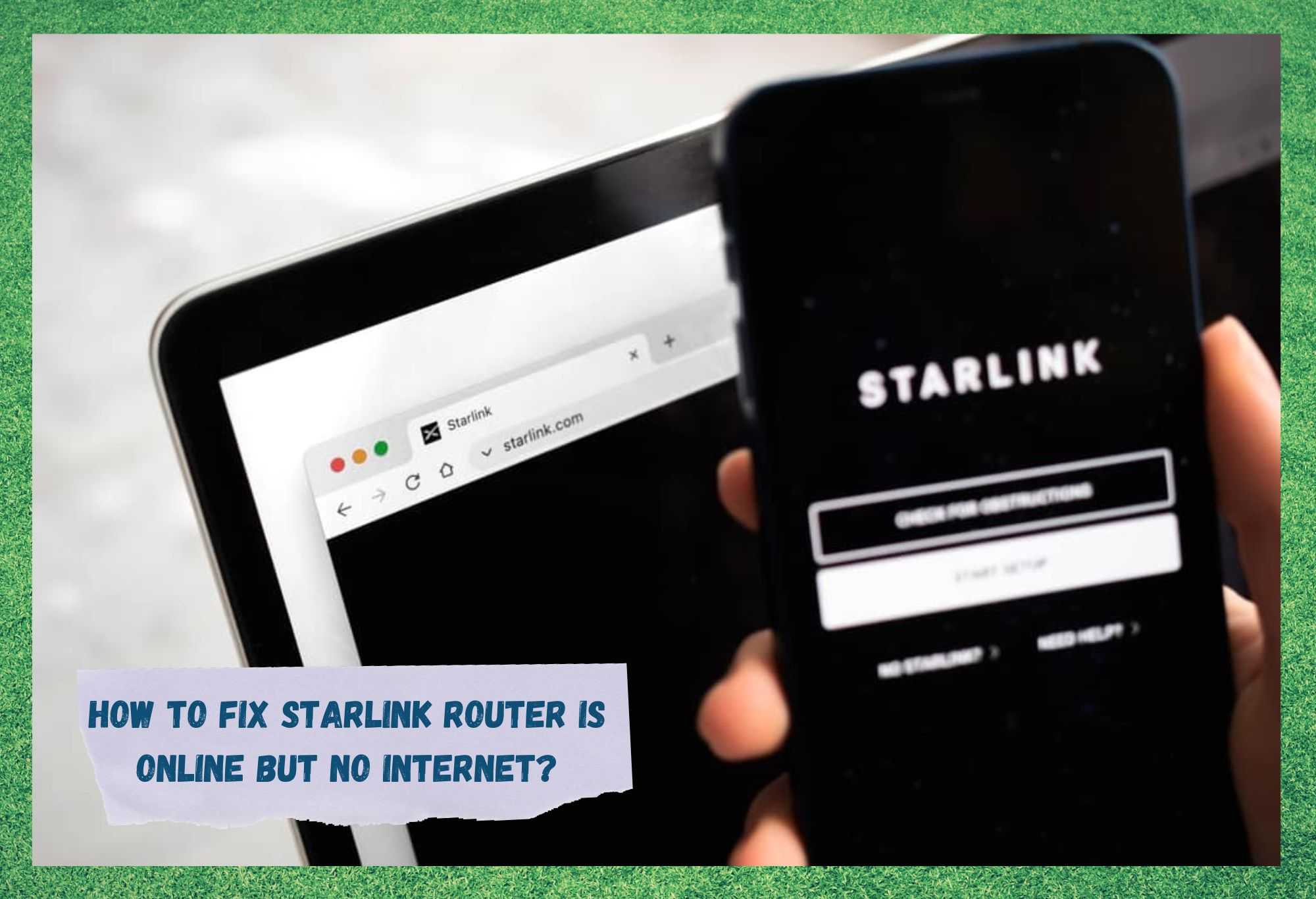 Starlink Onlayn, lekin Internet yo'qmi? (6 ta narsa)