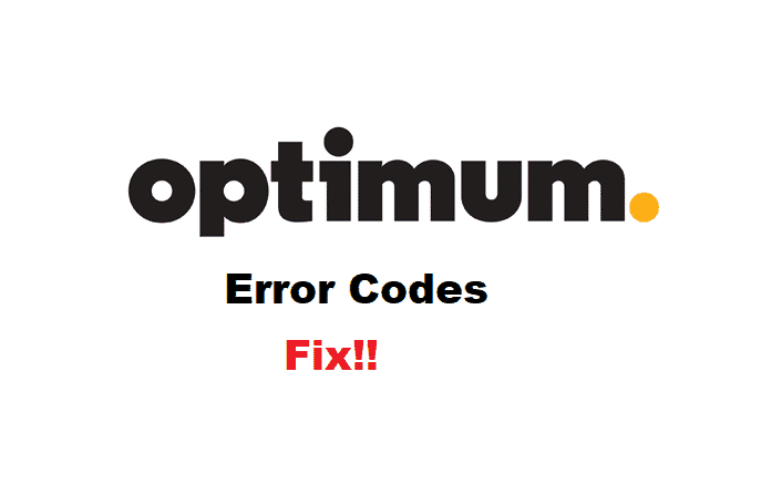 3 codici di errore Optimum più comuni (risoluzione dei problemi)