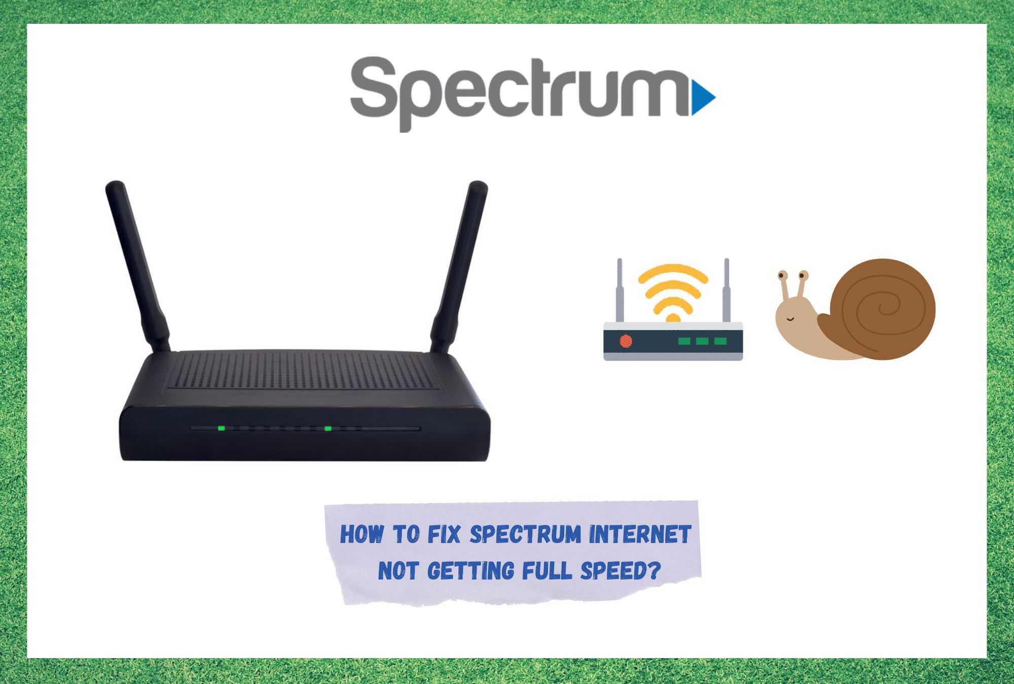 7 xeitos de corrixir que Spectrum Internet non obteña toda a velocidade