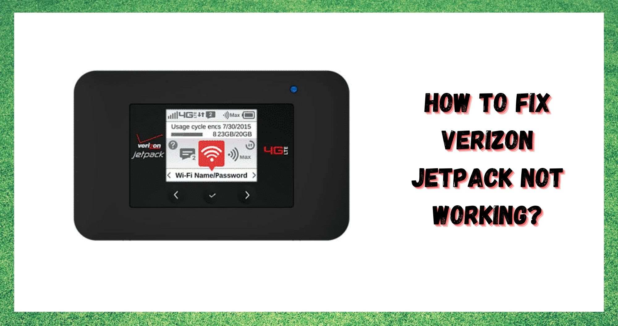 6 xeitos de corrixir Verizon Jetpack que non funciona