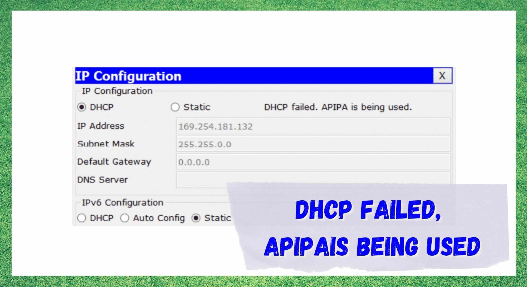 Збій DHCP, використовується APIPA: 4 способи виправлення