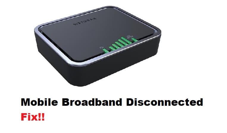 4 solucións rápidas para a banda ancha móbil Netgear LB1120 desconectada
