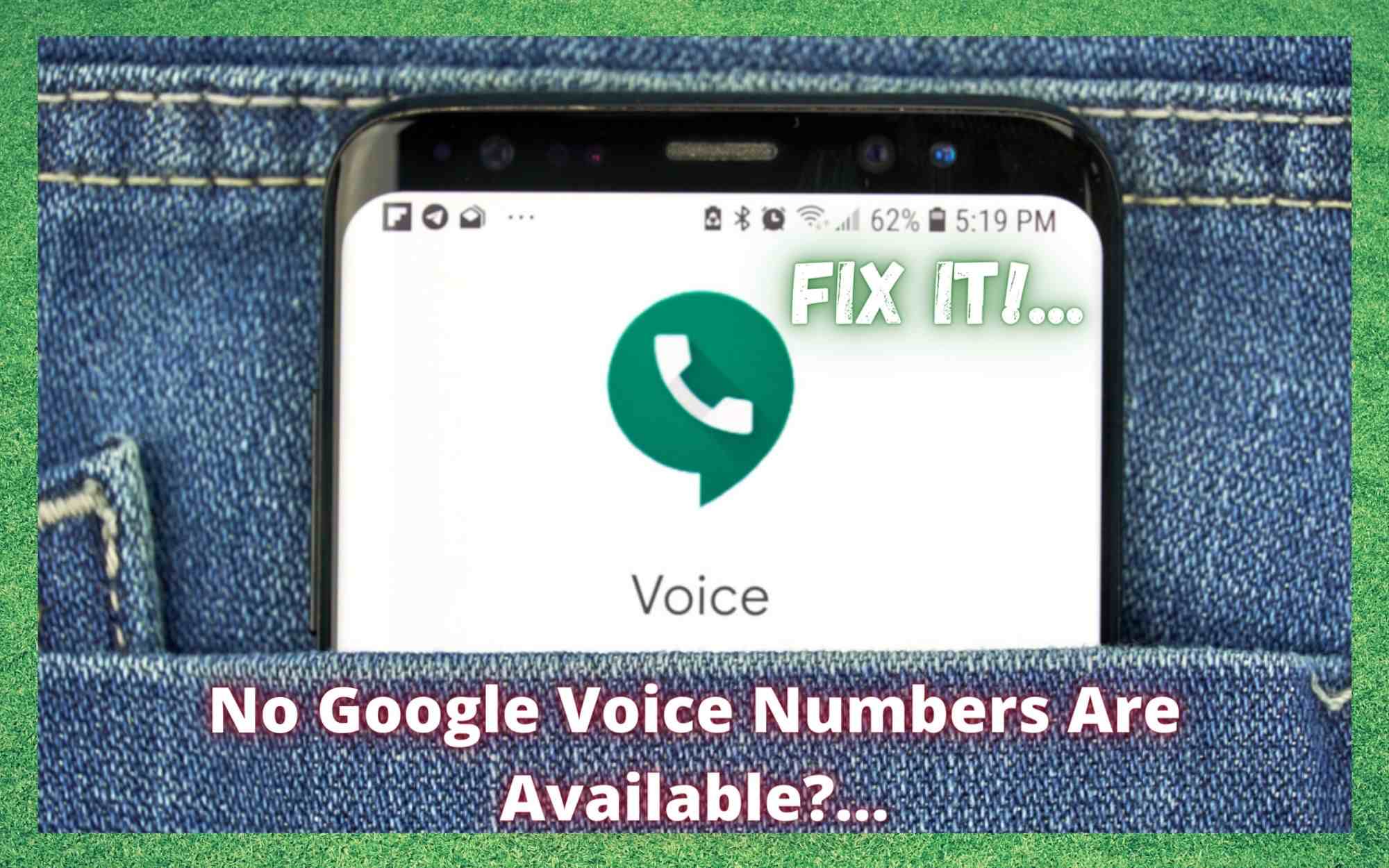 Нумары Google Voice недаступныя: як выправіць?