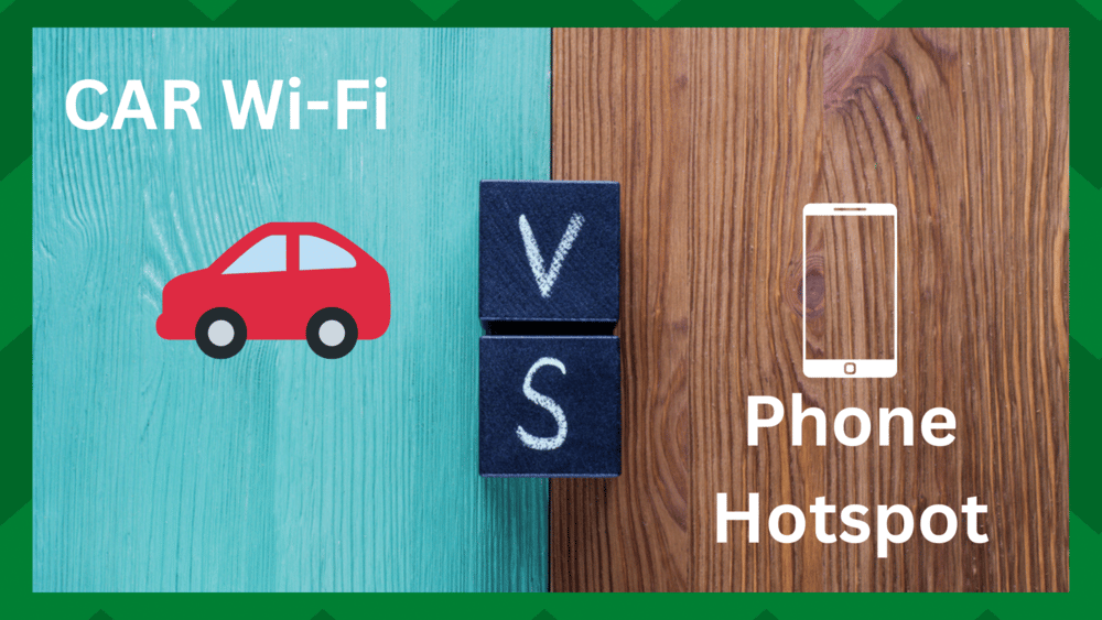Wi-Fi Car vs Man Poeth Ffôn - Y Dewis Gwell?