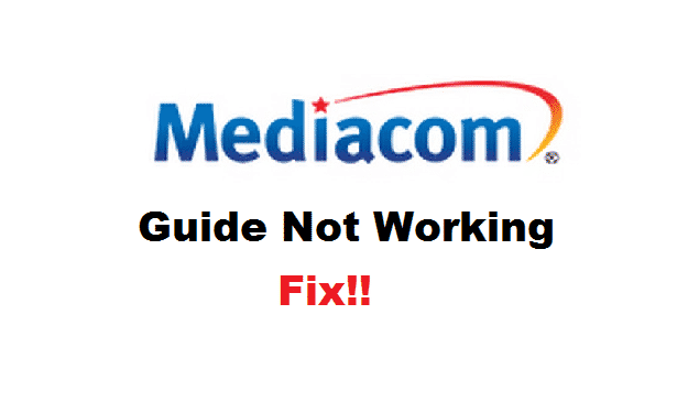 4 xeitos de corrixir a guía de Mediacom que non funciona