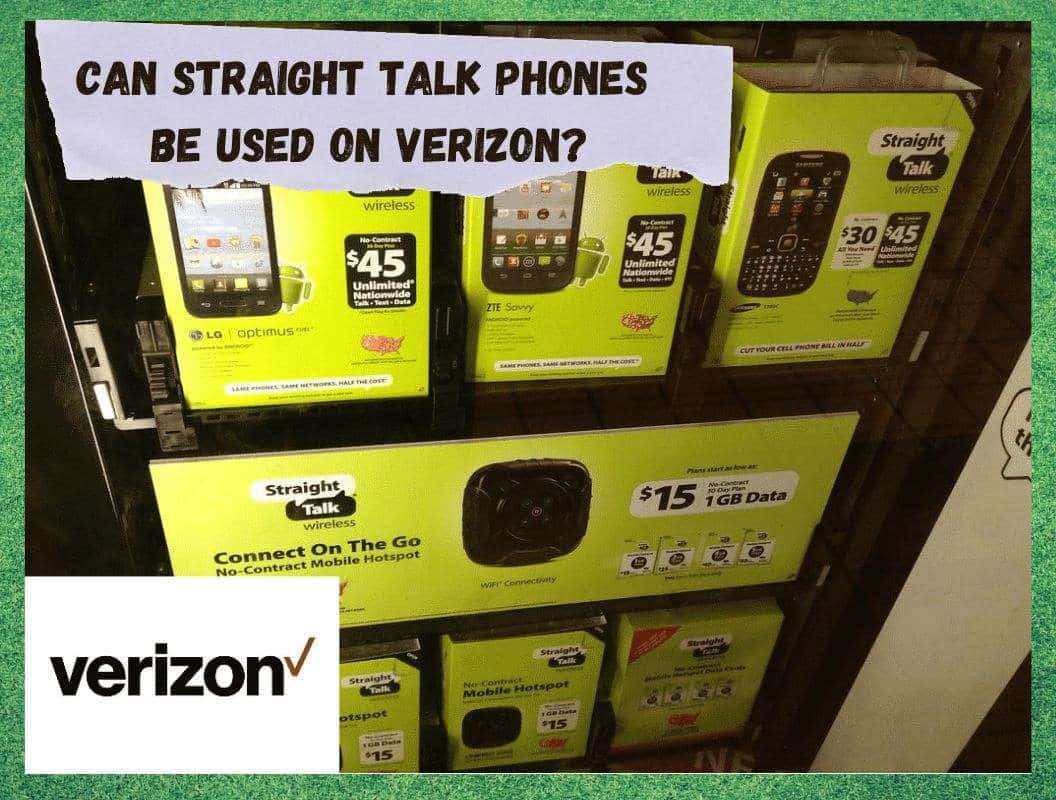 Verizon에서 스트레이트 토크 전화를 사용할 수 있습니까?