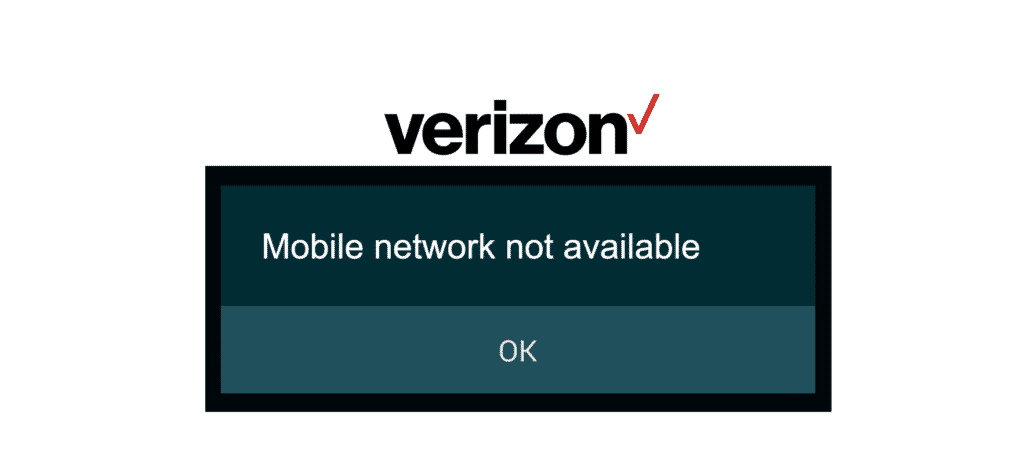 Red móvil de Verizon no disponible: 3 formas de solucionarlo
