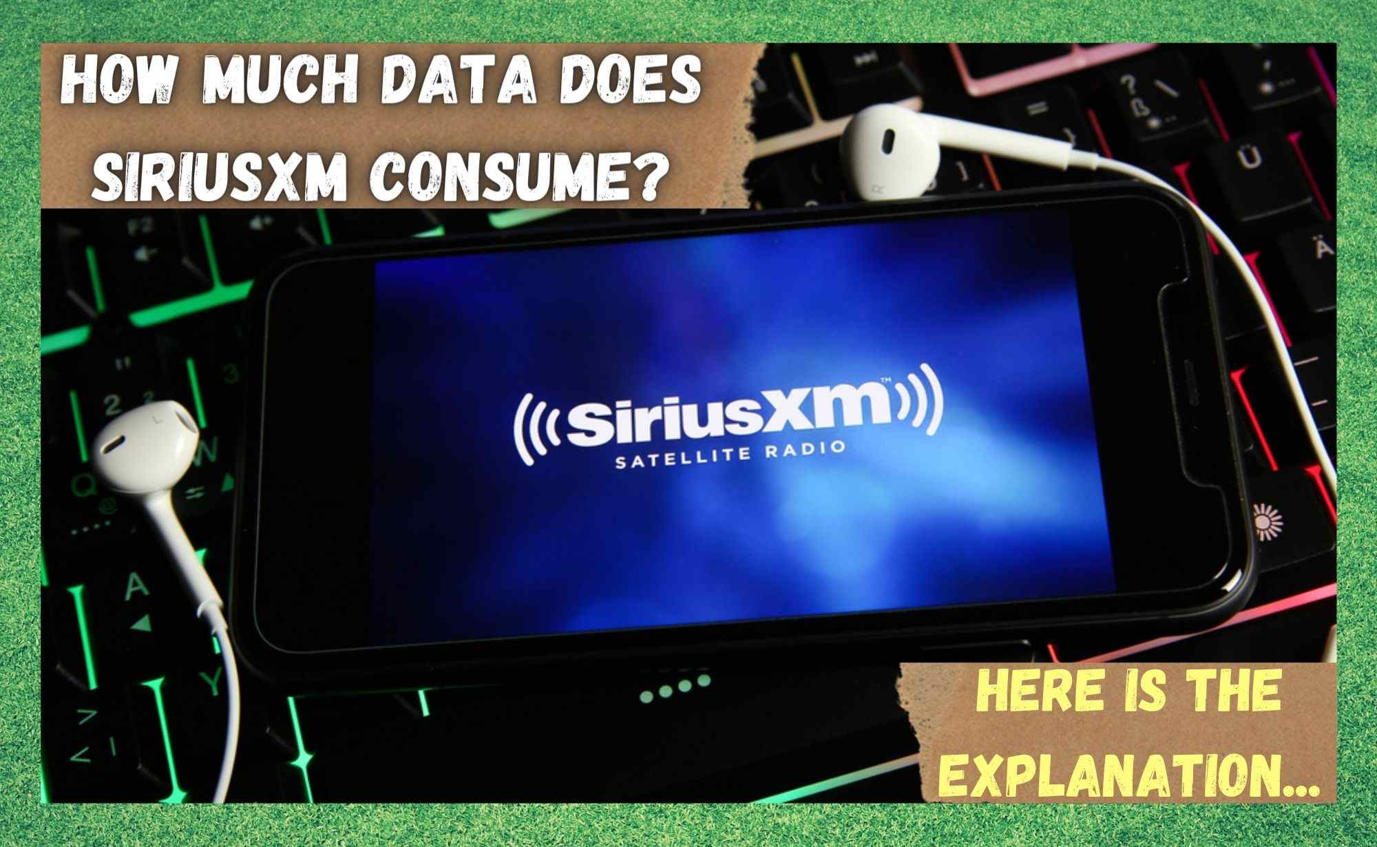 Πόσα δεδομένα καταναλώνει το SiriusXM;