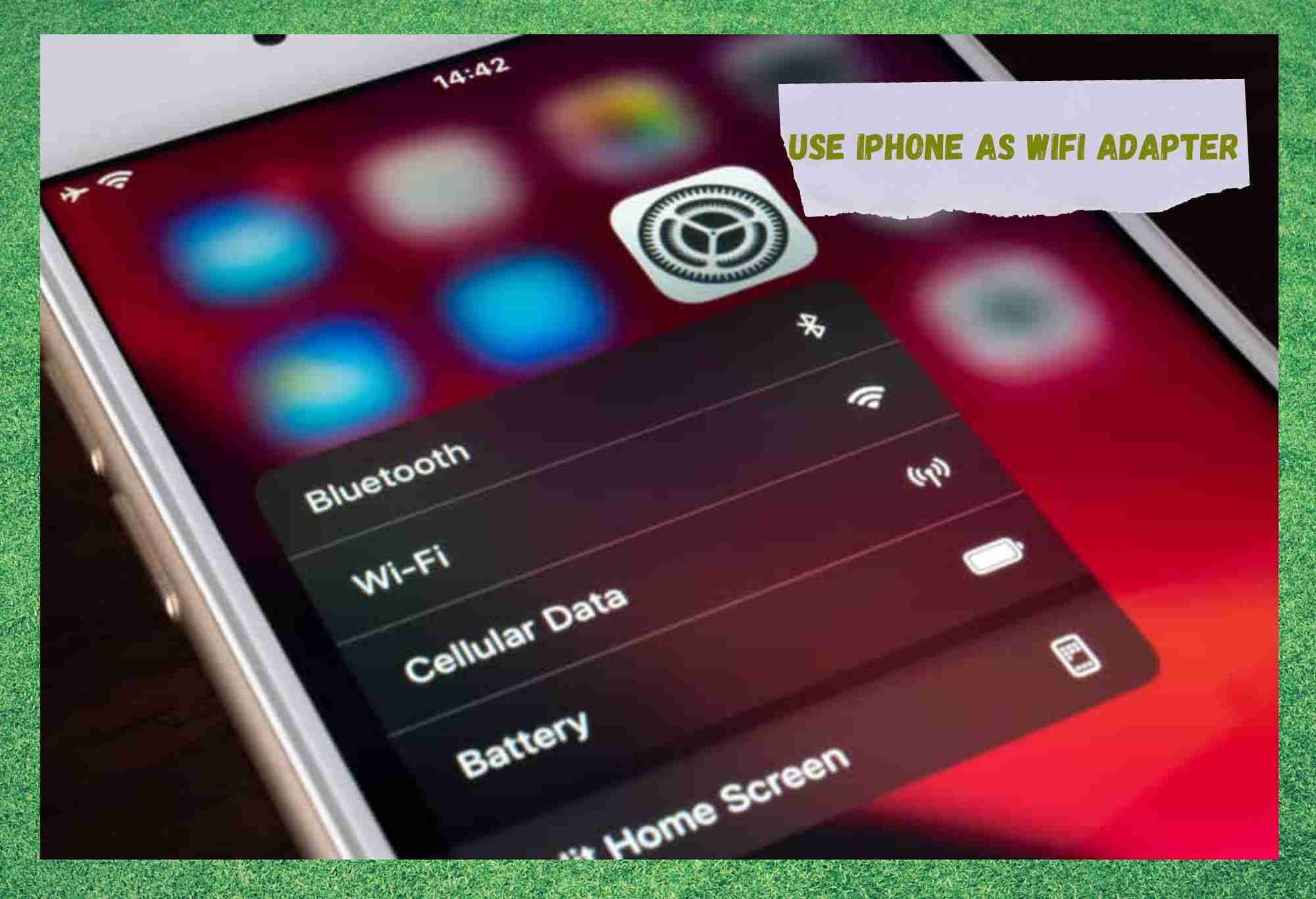 Is het mogelijk om uw iPhone als WiFi-adapter te gebruiken?
